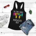 Im This Many Popsicles Old Funny 8Th Birthday Popsicle Gift Women Flowy Tank
