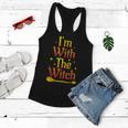 Im With The Witch Halloween Couple Matching Costume Women Flowy Tank