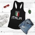 Italy Italia 2021 Football Soccer Logo Tshirt Women Flowy Tank