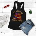 Its Good Day To Read Book Funny Library Reading Lovers  Women Flowy Tank
