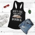 Just A Girl Who Loves Books Readers Women Flowy Tank