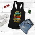 Just A Mechanic Fishing Funny Women Flowy Tank