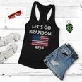 Lets Go Brandon Fjb American Flag Women Flowy Tank