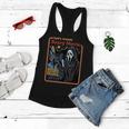 Lets Watch A Scary Movie Funny Halloween Tshirt Women Flowy Tank