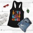 Love Like Jesus Smiley Face Aesthetic Funny Christian Women Flowy Tank