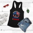 Memorial Day Quote Military Usa Flag 4Th Of July Women Flowy Tank
