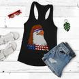 Merica Bald Eagle Retro Usa Flag V2 Women Flowy Tank