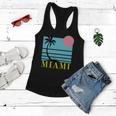 Miami Beach Sunset Women Flowy Tank