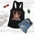 Mind Your Own Uterus Pro Choice Feminist Womens Sloth Meaningful Gift Women Flowy Tank