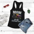 Mom Of The Birthday Boy Monster Truck Birthday Novelty Gift Women Flowy Tank