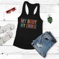 My Body Choice Uterus Business Women V2 Women Flowy Tank