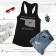 My Heart Belongs In Oklahoma Women Flowy Tank