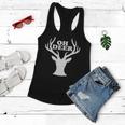 Oh Deer Funny Christmas Tshirt Women Flowy Tank