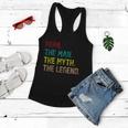 Papa The Man The Myth The Legend Vintage Tshirt Women Flowy Tank