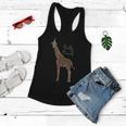 Party Animal Giraffe Birthday Funny Gift Giraffe Birthday Funny Gift Graphic Design Printed Casual Daily Basic Women Flowy Tank