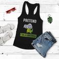 Pretend Im A Crocodile Halloween Quote Women Flowy Tank