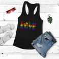 Pride Month Love Lgbt Pride Cats Rainbow Women Flowy Tank