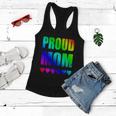 Proud Mom Gay Lesbian Lgbtq Pride Rainbow Mothers Day Gift V2 Women Flowy Tank