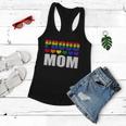 Proud Mom Lgbtmeaningful Giftq Gay Pride Ally Lgbt Parent Rainbow Heart Gift Women Flowy Tank