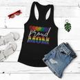 Proud Mom Mothers Day Gift Lgbtq Rainbow Flag Gay Pride Lgbt Gift V2 Women Flowy Tank