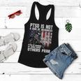 Ptsd Is Not A Sign Of Weakness Support Military Troops Women Flowy Tank