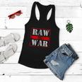 Raw Is War Wrestler Vintage Women Flowy Tank