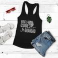 Reel Cool Grandad Fishing Funny Fathers Day Women Flowy Tank