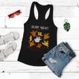 Scary Night Ghost Boo Halloween Quote Women Flowy Tank