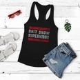 Shit Show Supervisor Sarcastic Distressed Tshirt Women Flowy Tank