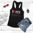 Sorry Definition Canadian Apology Women Flowy Tank