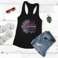 Star Stripes Reproductive Rights America Sunflower Pro Choice Pro Roe Women Flowy Tank