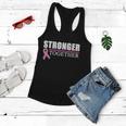 Stronger Together Breast Cancer Awareness Tshirt Women Flowy Tank