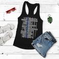 Support The Thin Blue Line Us Flag Women Flowy Tank