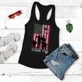 Thank You Memorial Day Soldiers Usa Flag Women Flowy Tank