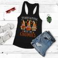 Thanksgiving With My Gnomies For Women Funny Gnomies Lover Women Flowy Tank