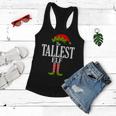 The Tallest Elf Funny Matching Christmas Tshirt Women Flowy Tank