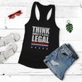 Think While It Is Still Legal Trending Design Tshirt Women Flowy Tank
