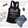 This Queen Was Born In June Living My Best Life Graphic Design Printed Casual Daily Basic Women Flowy Tank
