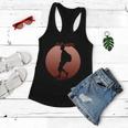 Travelling Shadow In A Red Circle Gift Graphic Design Printed Casual Daily Basic Women Flowy Tank