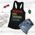 Trucker Trucker Husband Dad Trucker Legend Truck Driver Trucker Women Flowy Tank