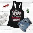 Trucker Trucking Truck Driver Trucker Wife Women Flowy Tank