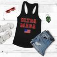 Ultra Maga Varsity Usa United States Flag Logo Tshirt Women Flowy Tank