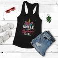 Uncle Of The Birthday Girl Uncle Funny Unicorn Birthday Women Flowy Tank