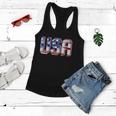 Usa Us Flag Patriotic 4Th Of July America V2 Women Flowy Tank