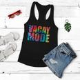 Vacay Mode Tie Dye Colorful Vacation Women Flowy Tank