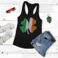 Vintage Irish Cover Ireland Flag Tshirt Women Flowy Tank