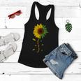 You Are My Sunshine Weed Sunflower Marijuana Tshirt Women Flowy Tank