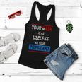 Your Mask Is As Useless As Your President Tshirt V2 Women Flowy Tank