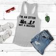 Im An Otter Not A Beaver  Funny Saying Cute Otter  Women Flowy Tank