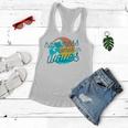 Ocean Wave Sunset  Happiness Comes In Waves Summer Gift Women Flowy Tank